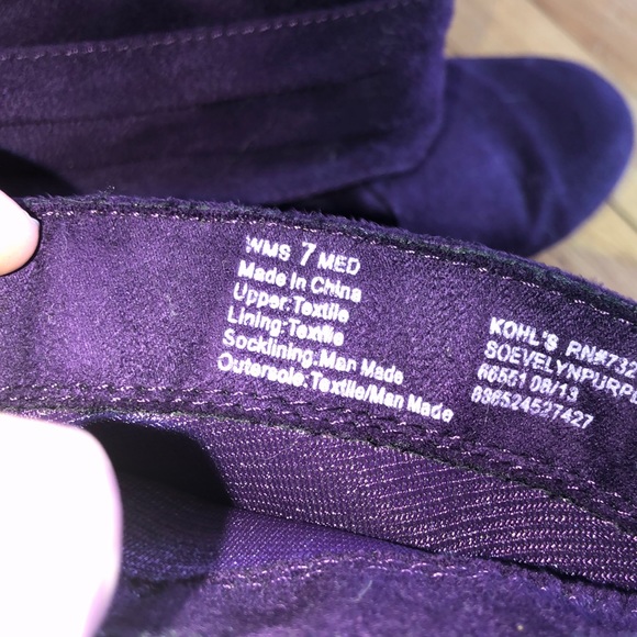 Purple booties - Picture 3 of 3